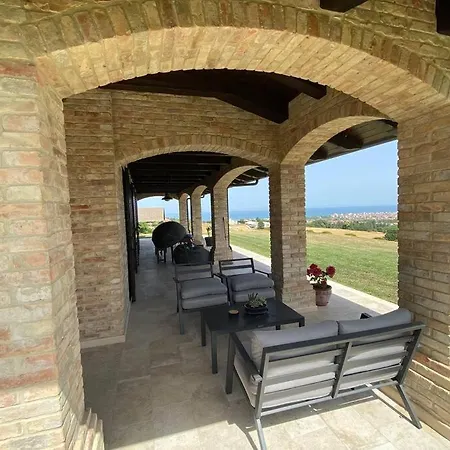 Di Lusso Rustica Con Vista Mare, Collina E Montagna Vila Villa Rosa Di Martinsicuro