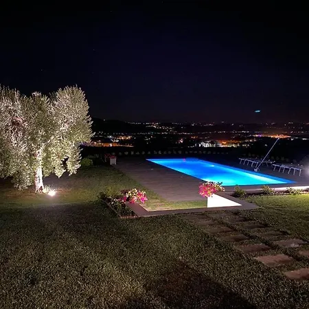 Di Lusso Rustica Con Vista Mare, Collina E Montagna
